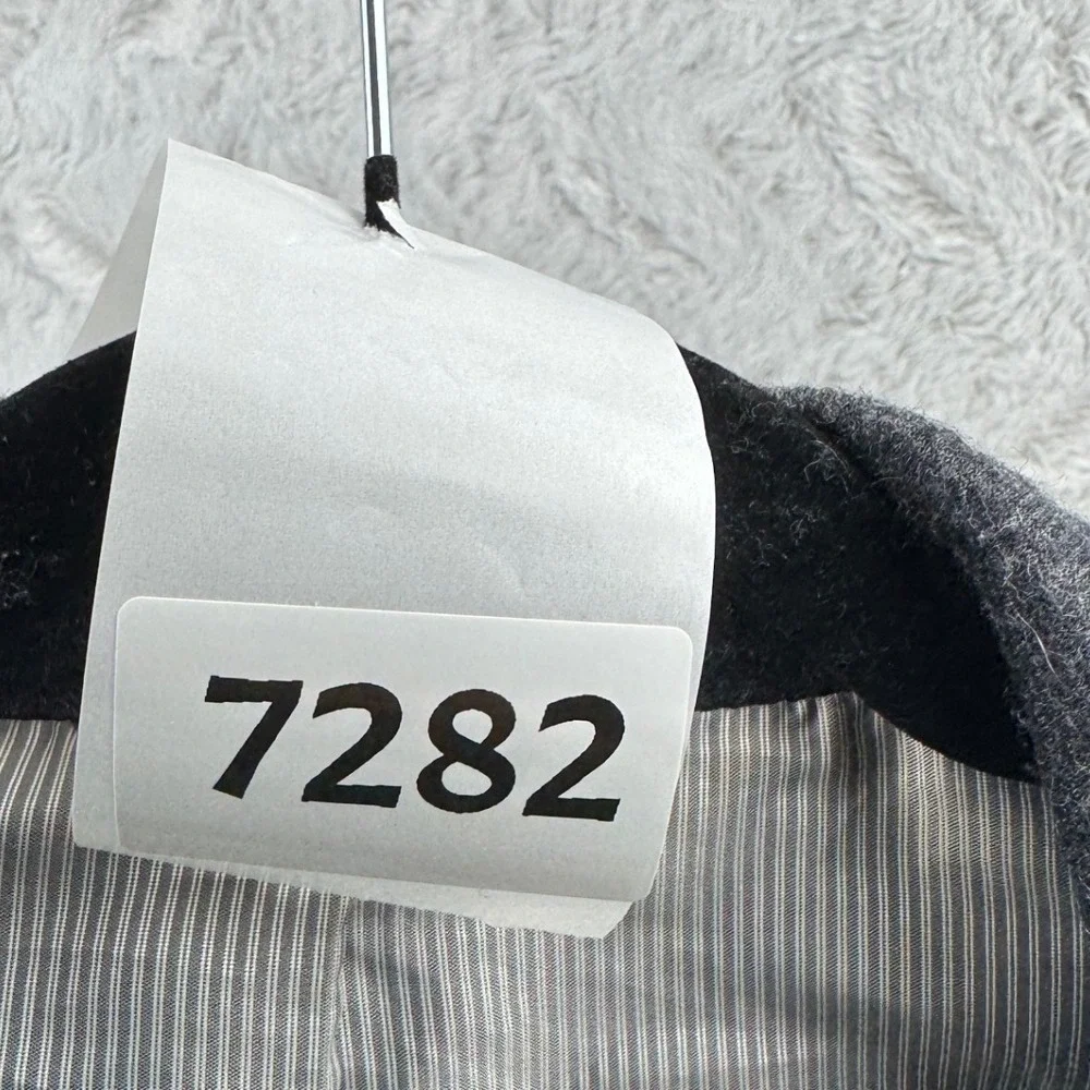 Banana Republic Blazer Mens 44R Gray Wool Blend Slim Fit Sport Coat Professional